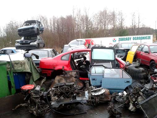kasacja samochodów