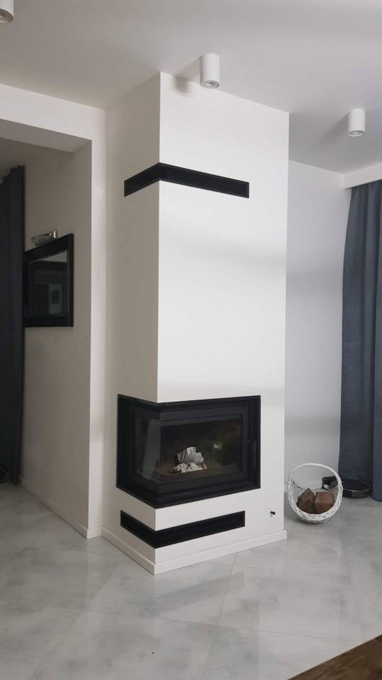 kominki z płaszczem wodnym