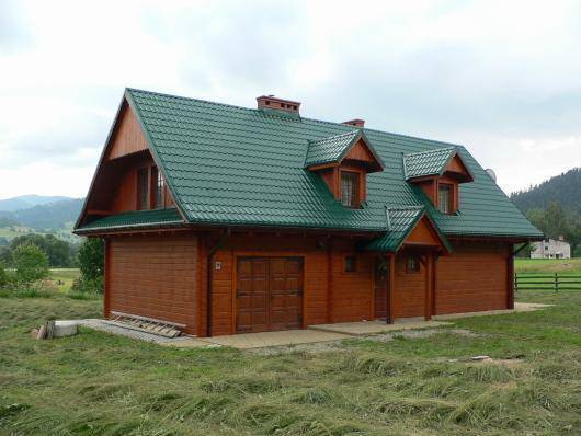 dom mieszkalny z bala