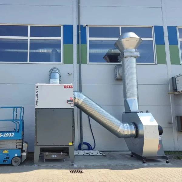 przemysłowe odpylanie powietrza