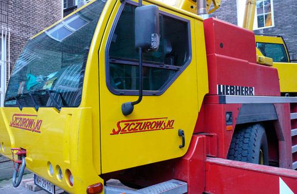 dźwigi samochodowe, dźwigi wynajem, dźwigowe usługi, żurawie samojezdne, żurawie kołowe