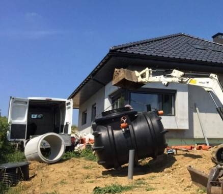 montaż oczyszczalni