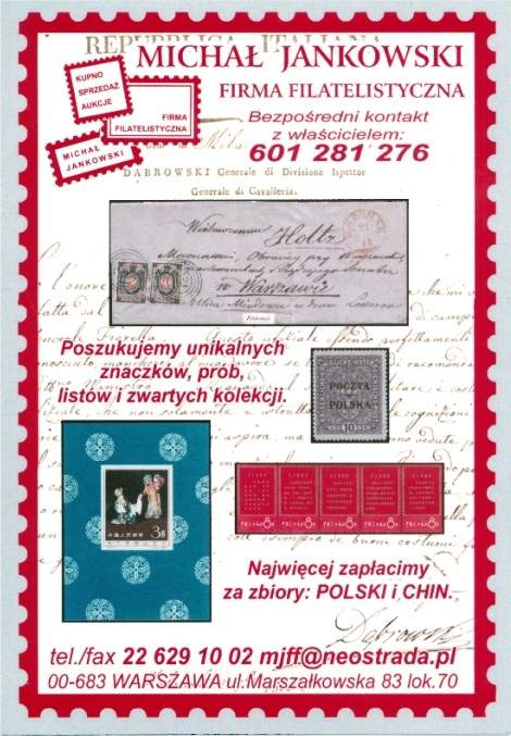 Firma Filatelistyczna - Michał Jankowski