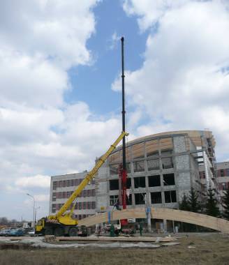 dźwigi, żurawie, usługi, wynajem