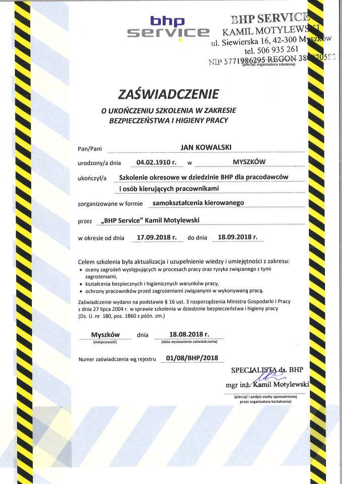 bezpieczeństwo pożarowe