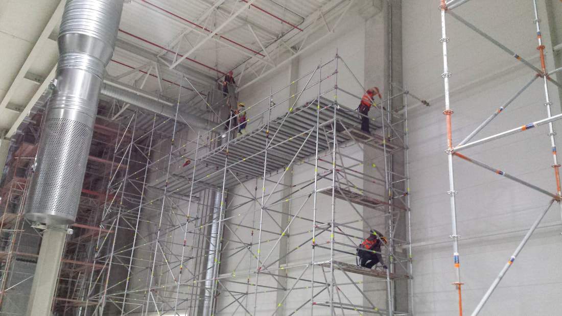 rusztowania do wnętrz