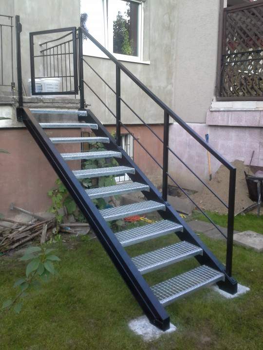 schody stalowe