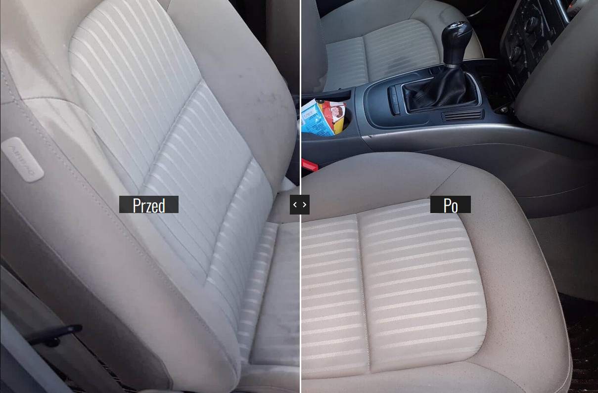 czyszczenie tapicerki samochodowej