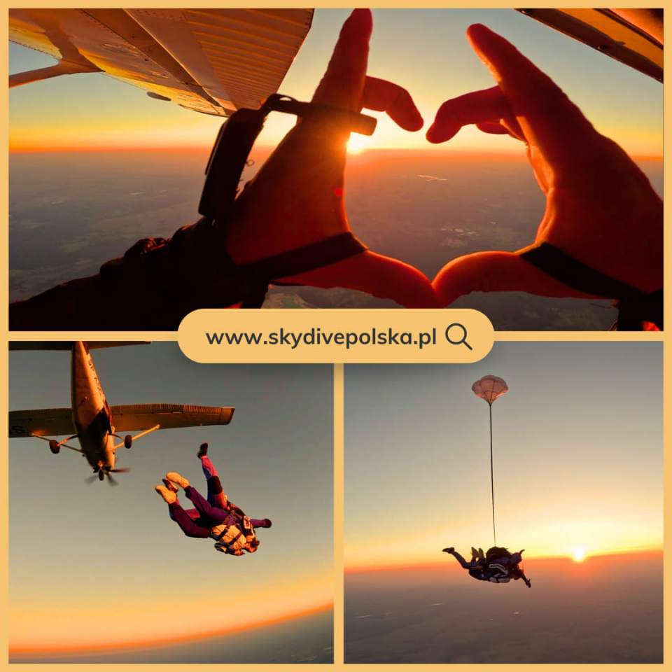 bezpieczny skok na spadochronie z instruktorem