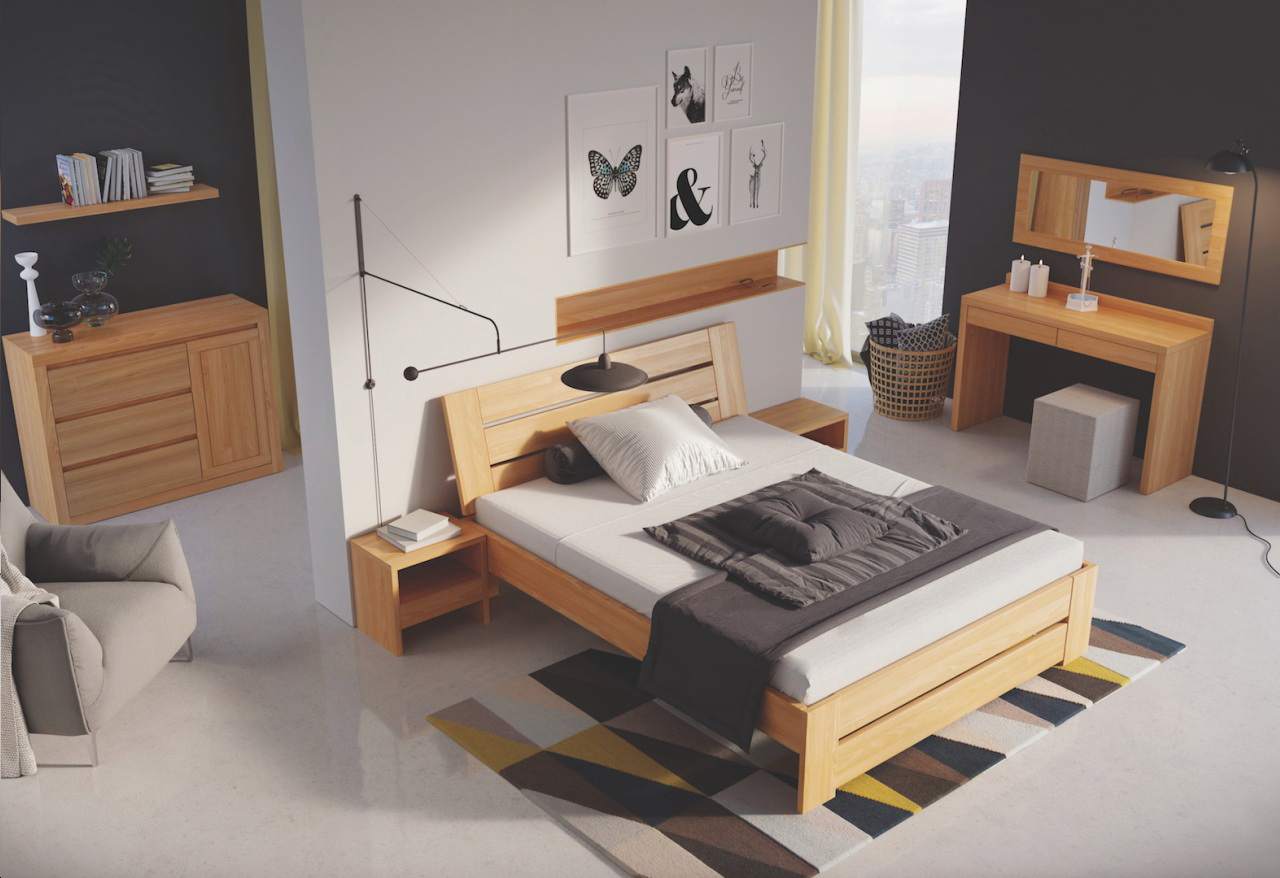 drewniane meble zestaw