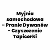 Myjnia samochodowa - Pranie Dywanów - Czyszczenie Tapicerki - logo