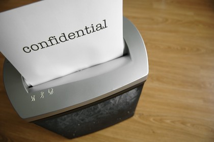 niszczenie dokumentów