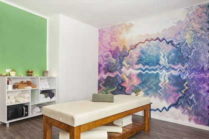 murale scienne do salonu