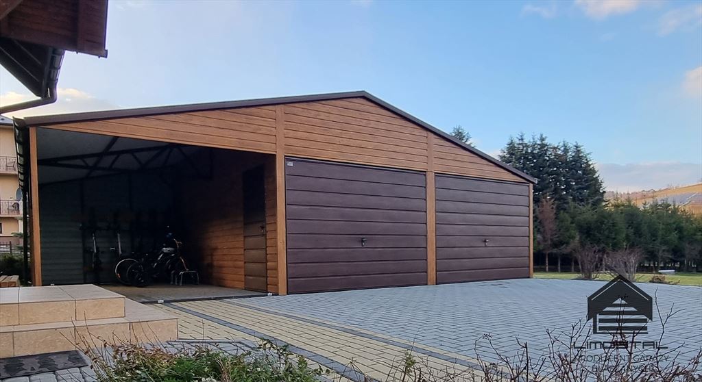 garaże z wiatą