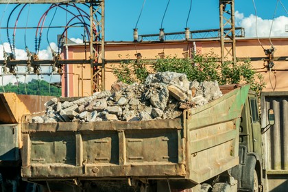 Transport kruszyw budowlanych