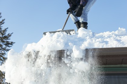 odśnieżanie dachów