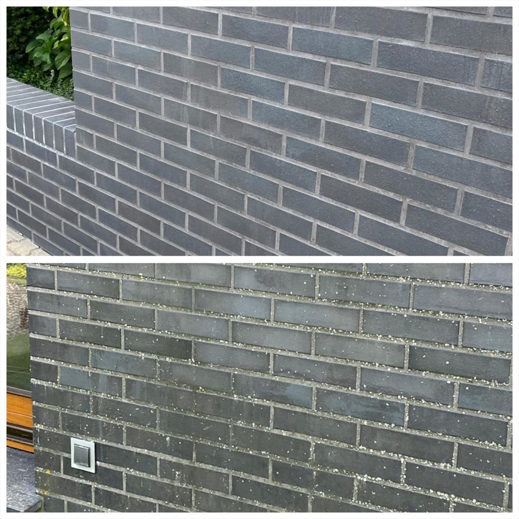 czyszczenie płotu i klinkieru