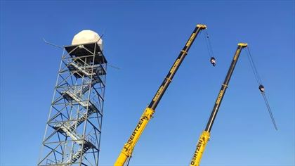 montaż kopuł osłaniających