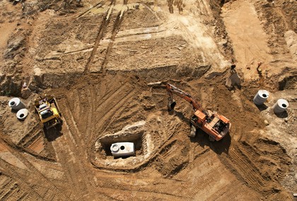 wykopy pod fundamenty