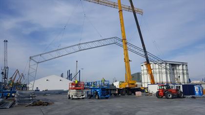 ciężkie hale namiotowe