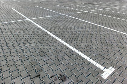 Parking z kostki brukowej