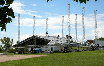 namioty estradowe na koncerty