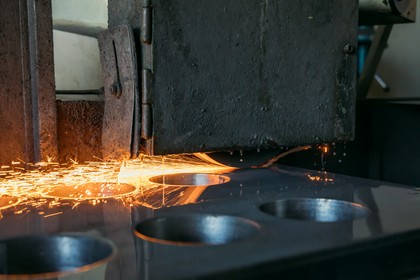 wypalanie elementów stalowych